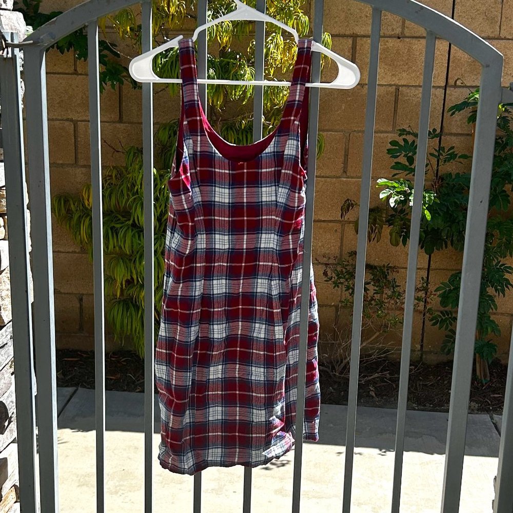 Abercrombie&Fitch red plaid dress